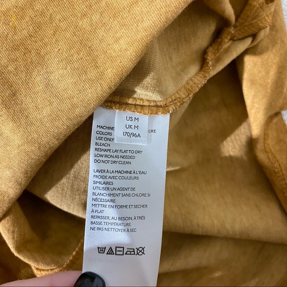 FREE PEOPLE Weekend Rush Short Sleeve Cropped Polo Top in Copper - Picture 7 of 8